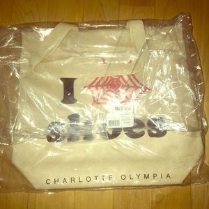 Charlotte Olympia Canvas Tote Bag